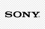 Sony logo in black text on transparent background
