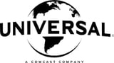 Universal Pictures logo featuring a globe with continents and the text Universal and A Comcast Company below